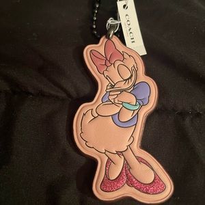 Disney x Coach Daisy Duck leather bag charm